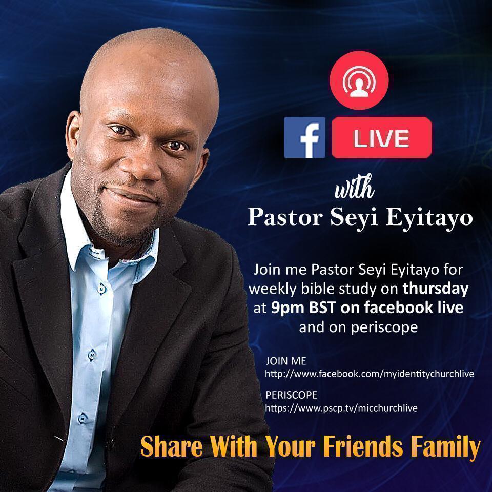 Weekly Bible Study With Pastor Seyi Eyitayo